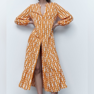 ZARA‎ PRINTED MINI DRESS